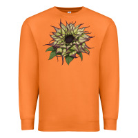 Carrot sun   fill purple sunflower Premium Sweatshirt - LillyAllenDesigns