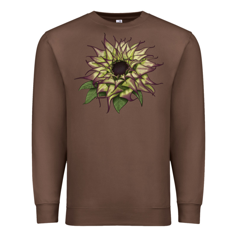 Sun   Fill Purple Sunflower Premium Sweatshirt by LillyAllenDesigns | Teevron