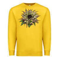 Lemon sun   fill purple sunflower Premium Sweatshirt - LillyAllenDesigns