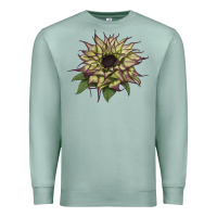 Seafoam sun   fill purple sunflower Premium Sweatshirt - LillyAllenDesigns