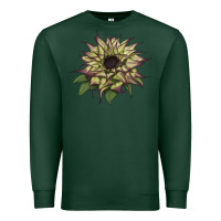 Sports Green sun   fill purple sunflower Premium Sweatshirt - LillyAllenDesigns