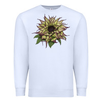 White sun   fill purple sunflower Premium Sweatshirt - LillyAllenDesigns