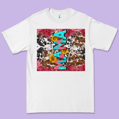 Mama Cowhide  Sunflowers Premium Tee Designed By Lillyallendesigns