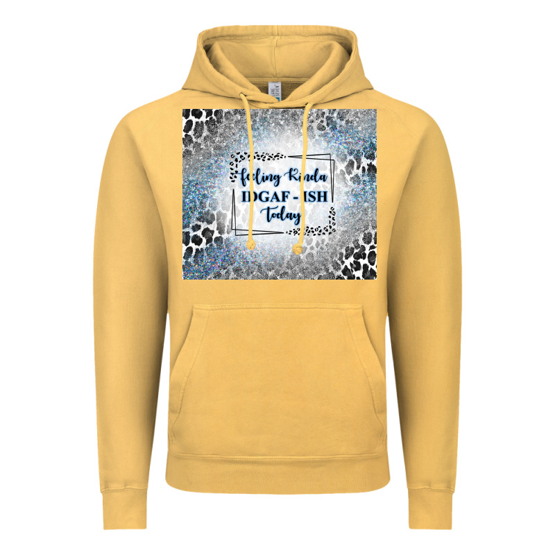 Feeling Kinda Idgaf Ish Today With Leopard And Gli Vintage Hoodie by TumblerDesignByShophia | Teevron