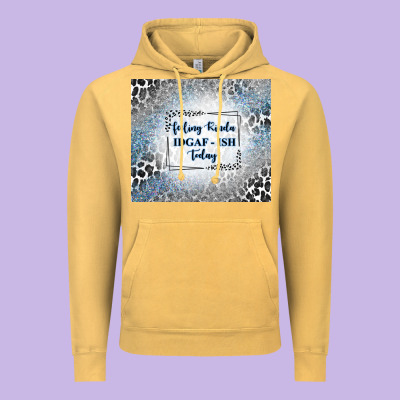 Feeling Kinda Idgaf Ish Today With Leopard And Gli Vintage Hoodie Designed By Tumblerdesignbyshophia