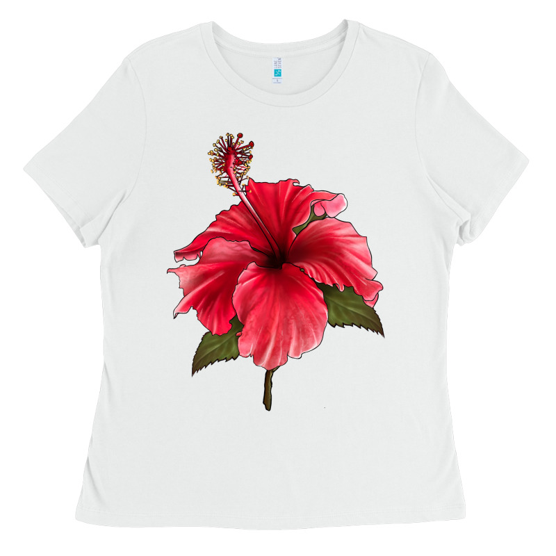 Puerto Rican Hibiscus Flower Ladies Tee by LillyAllenDesigns | Teevron