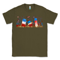 Army Green fourth of july popsicle Classic Tee - RanaPortraitStore