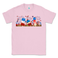 Bubblegum Pink fourth of july popsicle Classic Tee - RanaPortraitStore