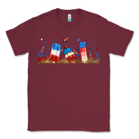 Burgundy fourth of july popsicle Classic Tee - RanaPortraitStore