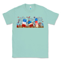 Seafoam fourth of july popsicle Classic Tee - RanaPortraitStore