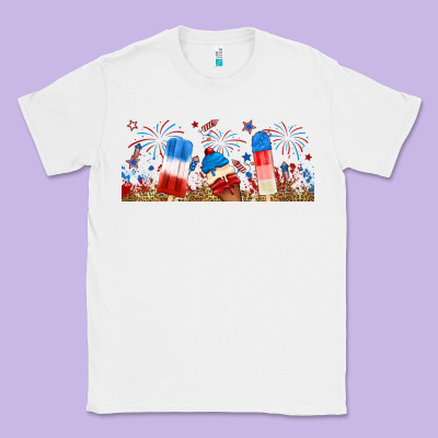 Fourth Of July Popsicle Classic Tee Designed By Ranaportraitstore
