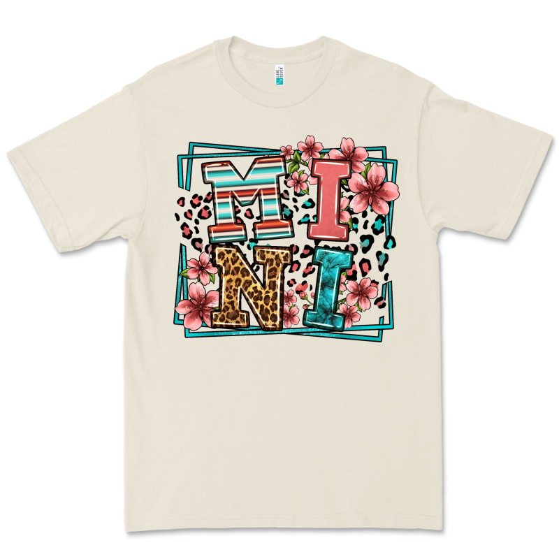 Floral Leopard Frame Mini Premium Tee by LillyAllenDesigns | Teevron