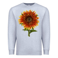 Heather Grey The  Sunflower Premium Sweatshirt - LillyAllenDesigns
