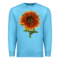 Ocean Blue The  Sunflower Premium Sweatshirt - LillyAllenDesigns