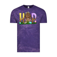 Cloud Purple Hop rabbit Vintage Tee - NancyCooperArtShop