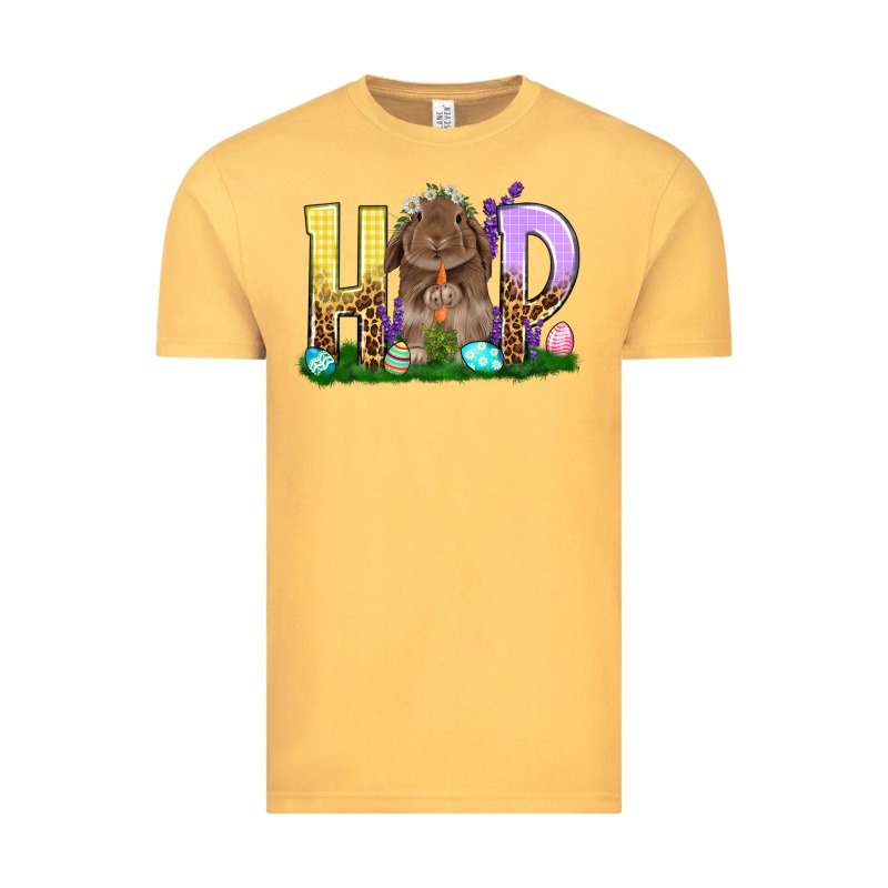 Hop Rabbit Vintage Tee by NancyCooperArtShop | Teevron