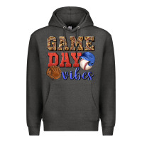 Charcoal Heather game day vibes Premium Hoodie - BundleAndBundleShop