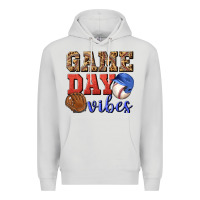 Dove Grey game day vibes Premium Hoodie - BundleAndBundleShop