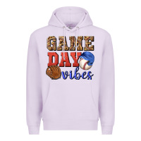 Lilac game day vibes Premium Hoodie - BundleAndBundleShop
