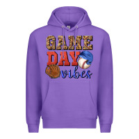 Purple game day vibes Premium Hoodie - BundleAndBundleShop