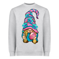 Heather Grey Easter Gnome Heavyweight Sweatshirt - BundleAndBundleShop