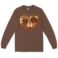 Chestnut melanin skin tone heart black history Long Sleeve Tee - CowGirlArtShop