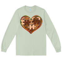 Matcha melanin skin tone heart black history Long Sleeve Tee - CowGirlArtShop