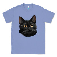 Colony Blue Bombay Cat Face Classic Tee - LillyAllenDesigns