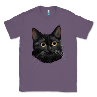 Lavender Bombay Cat Face Classic Tee - LillyAllenDesigns