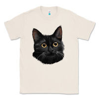 Natural Bombay Cat Face Classic Tee - LillyAllenDesigns