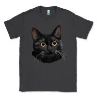 Smoke Bombay Cat Face Classic Tee - LillyAllenDesigns