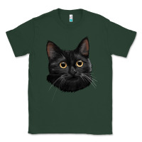 Sports Green Bombay Cat Face Classic Tee - LillyAllenDesigns
