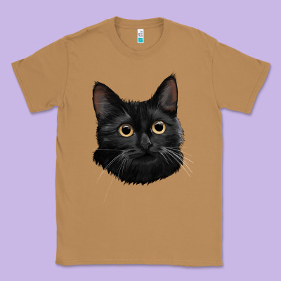 Bombay Cat Face Classic Tee Designed By Lillyallendesigns