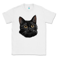 White Bombay Cat Face Classic Tee - LillyAllenDesigns