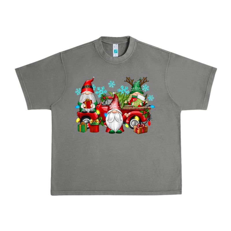 Christmas Gnome Truck Urban Heavy Tee by texasbilliewilder | Teevron