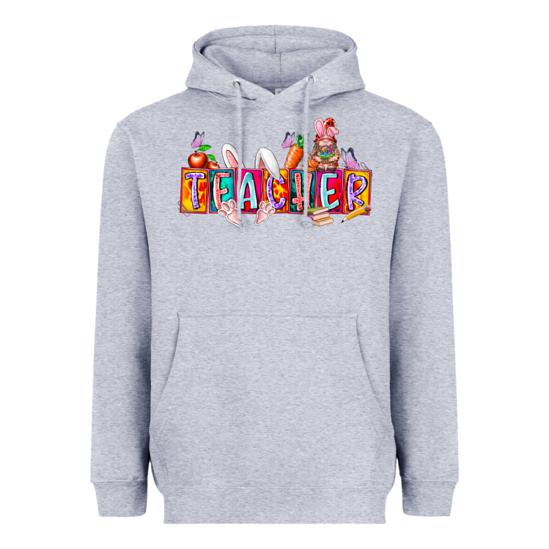 Teacher Easrter Day Heavyweight Hoodie by RacoonDesign | Teevron