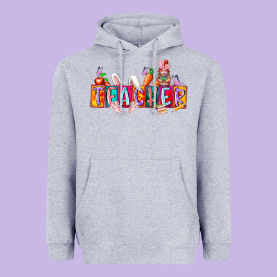 Teacher Easrter Day Heavyweight Hoodie Designed By Racoondesign