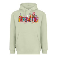 Matcha teacher easrter day Heavyweight Hoodie - RacoonDesign