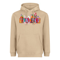 Mushroom teacher easrter day Heavyweight Hoodie - RacoonDesign
