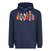 Navy teacher easrter day Heavyweight Hoodie - RacoonDesign