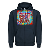 Navy Football Mama Zipper Hoodie - CowhideDigitalArt