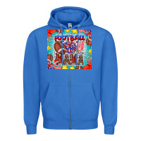 True Royal Football Mama Zipper Hoodie - CowhideDigitalArt