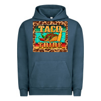 Pigment Midnight Navy taco tribe Urban Hoodie - BarkalooDesign