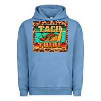 Pigment Pebble Blue taco tribe Urban Hoodie - BarkalooDesign