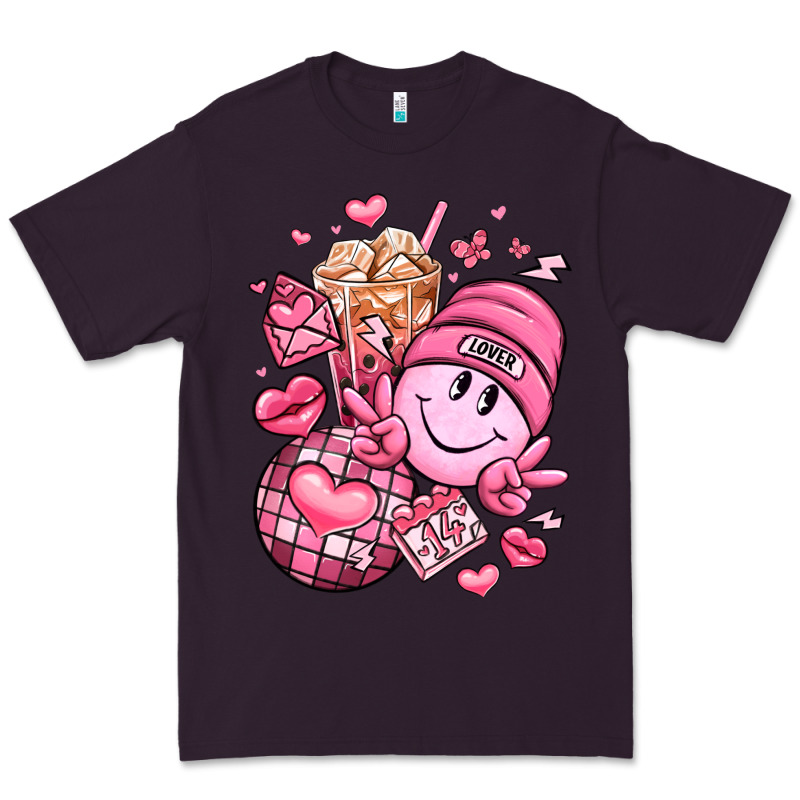 Retro Valentines Day Premium Tee by LillyAllenDesigns | Teevron
