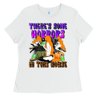 White there's some horrors in this house Ladies Tee - LillyAllenDesigns