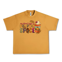 Peanut Butter my blood type is pumpkin spice Urban Heavy Tee - NancyCooperArtShop