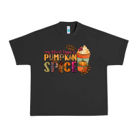Pigment Black my blood type is pumpkin spice Urban Heavy Tee - NancyCooperArtShop