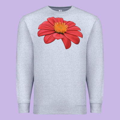Del Sol Sunflower Premium Sweatshirt Designed By Lillyallendesigns