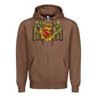 Chestnut boy mom Zipper Hoodie - CowhideDigitalArt